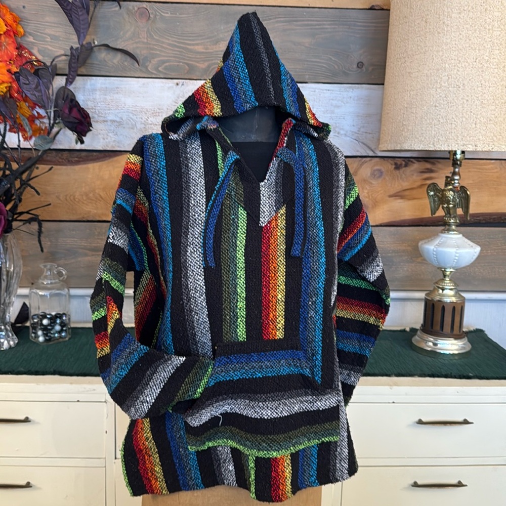 Multi-colored Pullover Wool